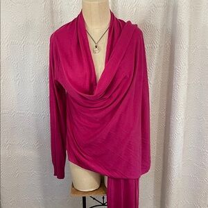 DKNY Vibrant Fuchsia Knit Sweater